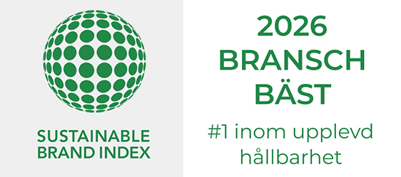 Sigill för utmärkelsen Sustainable brand index